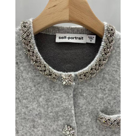 Кардиган женский в сером цвете 0011-007914